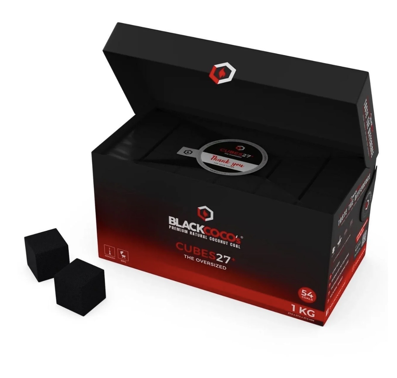 Black Coco's 27 mm Nargile Kömürü